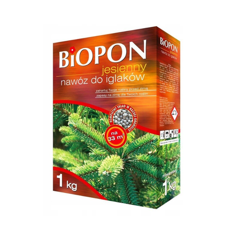BIOPON 1078 - ingrasamant de toamna pentru conifere 1 kg – BIOPON 1078