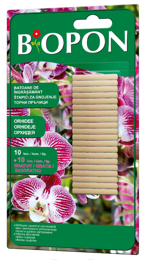 BIOPON B3718 – BIOPON 1214 - ingrasamant orhidee batoane 10 buc BIOPON 1214 - ingrasamant orhidee batoane 10 buc – BIOPON B3718