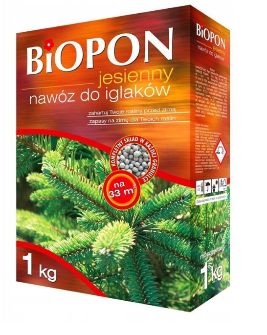 BIOPON B6108 – BIOPON 1078 - ingrasamant de toamna pentru conifere 1 kg BIOPON 1078 - ingrasamant de toamna pentru conifere 1 kg – BIOPON B6108