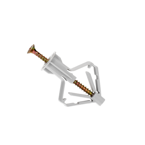 Diblu pentru gips-carton GKW din nailon cu surub H12 10 50 mm, Wkret-met Klimas, GKW 10 (set de 100 buc.) – Duplifix GKW 10