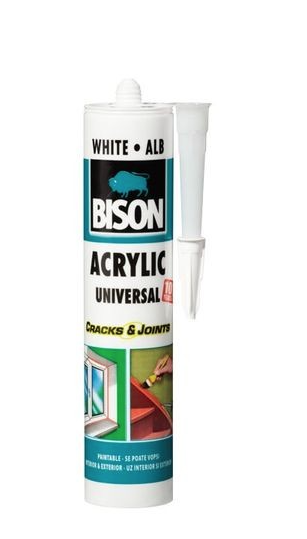 BISON Acrylic alb 300ml – Bison AA3
