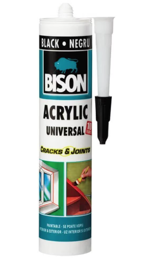 Bison AN3 – BISON Acrylic negru 300ml BISON Acrylic negru 300ml – Bison AN3