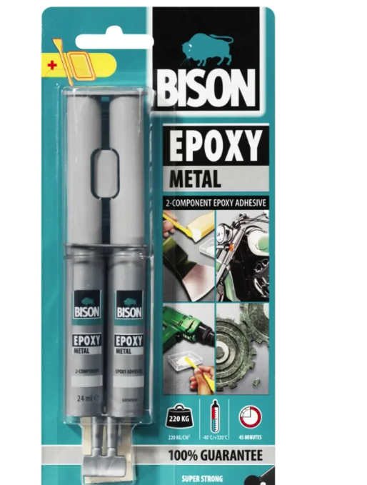 Bison EM – BISON Epoxy metal - adeziv metal 2*12 ml BL BISON Epoxy metal - adeziv metal 2*12 ml BL – Bison EM