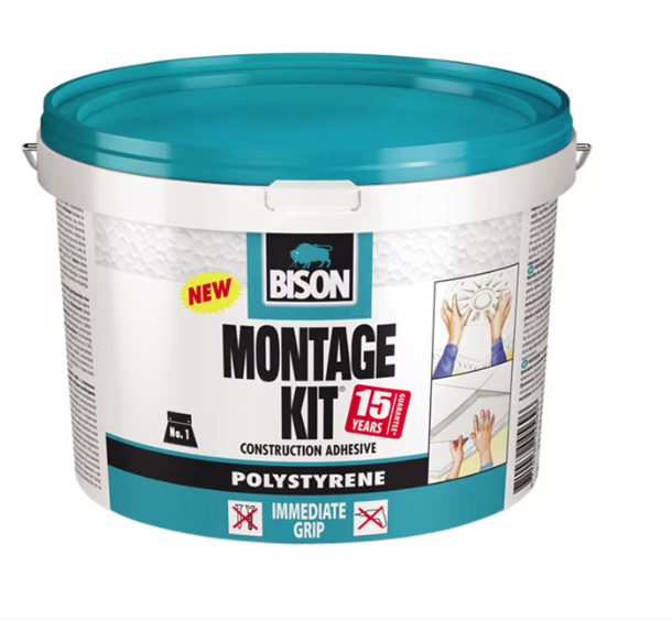 BISON Montagekit adeziv pentru polistiren 4kg – Bison MKP4