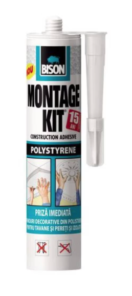 BISON Montagekit adeziv pentru polistiren 470g – Bison MKP470