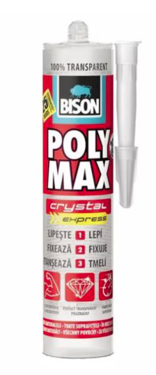 BISON Poly Max Cristal Express transparent MSpolimer 300g – Bison PMT300