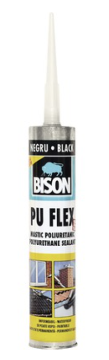 BISON PUFLEX etanseizant poliuretanic negru300ml – Bison PUFLEX