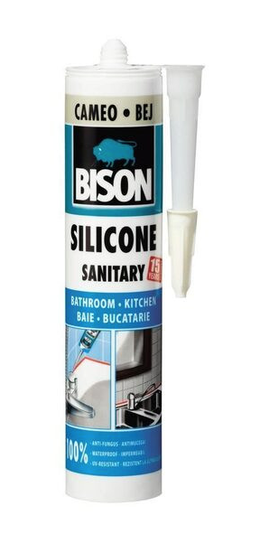 BISON Silicon Sanitar bej 280ml – Bison SSB