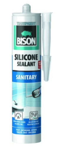 BISON Silicon Sanitar transparent 280ml – Bison SST