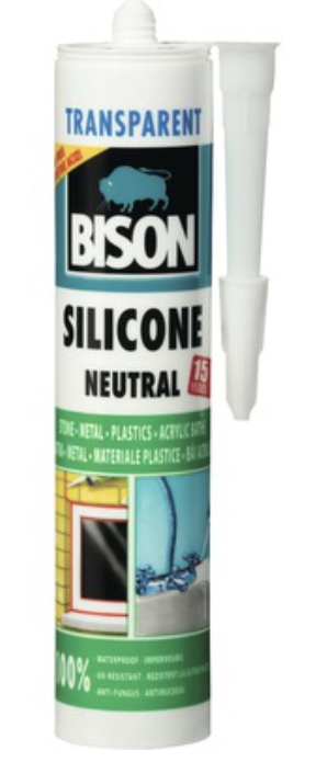 BISON Silicon neutral transparent 280ml – Bison STN