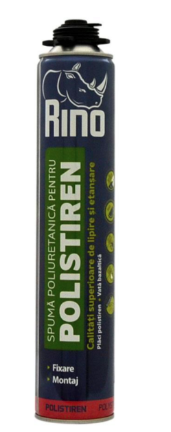 Rino A4722 – RINO Polistiren Spuma PU pistol 750ml RINO Polistiren Spuma PU pistol 750ml – Rino A4722