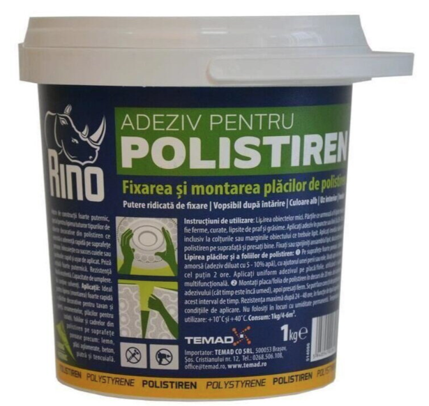 RINO Adeziv de Polistiren 1kg – Rino RAP1