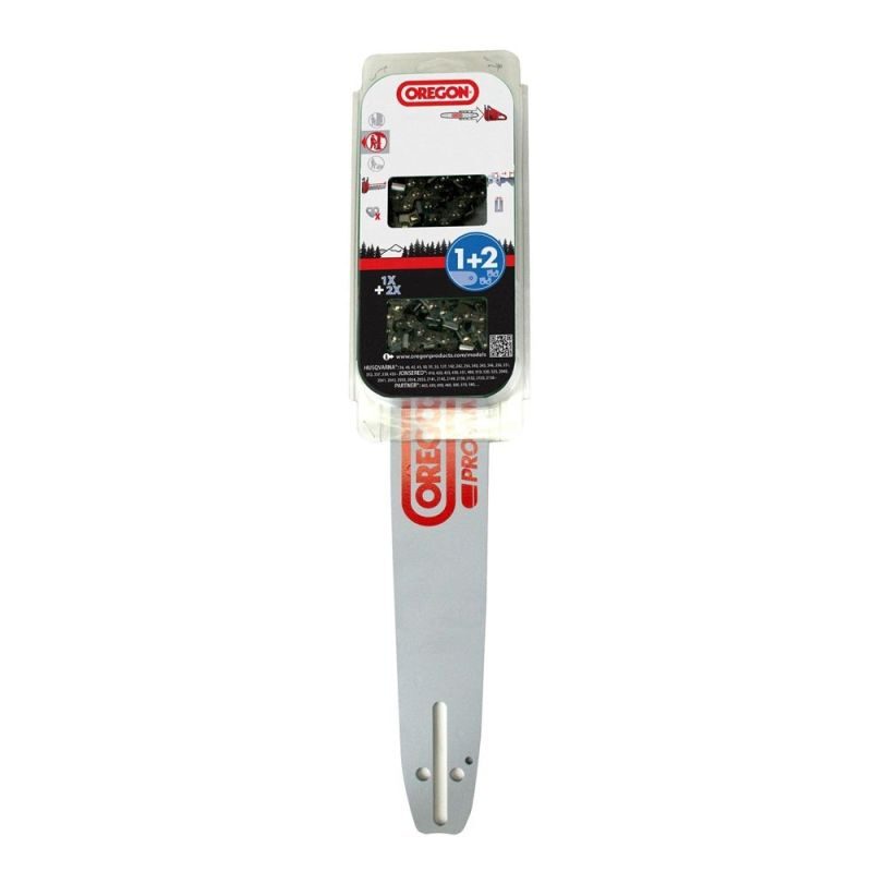 Set Șina Speedcut și 2 Lanțuri 95TX Speedcut, Oregon, 33 cm, 0.325 inch, 1.3 mm, 578707, 567240 – Oregon 567240