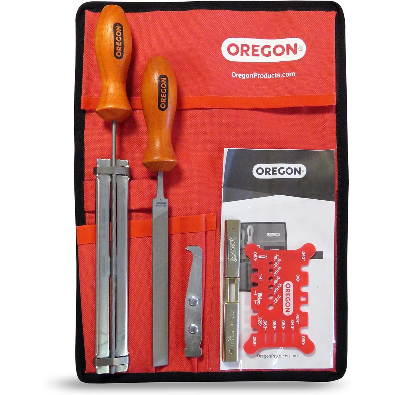 Kit întreținere lanț Oregon, cu pilă rotundă, 4.8 mm, 0.325 inch, 558550, 567350 – Oregon 567350
