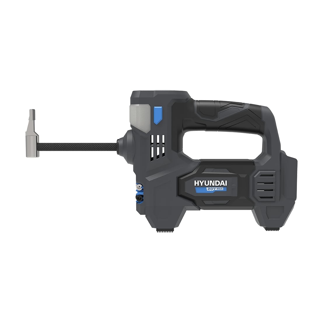 IF20S | Hyundai | Compresor pentru umflat roti cu acumulator 20V Hyundai IF20S - SOLO Compresor pentru umflat roti cu acumulator 20V Hyundai IF20S - SOLO