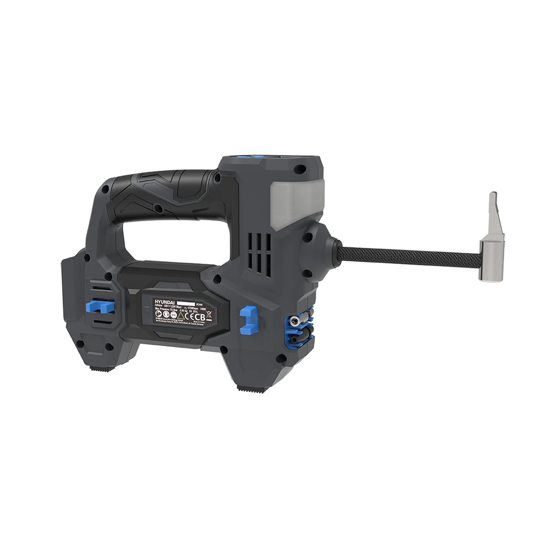 IF20S | Hyundai | Compresor pentru umflat roti cu acumulator 20V Hyundai IF20S - SOLO Compresor pentru umflat roti cu acumulator 20V Hyundai IF20S - SOLO