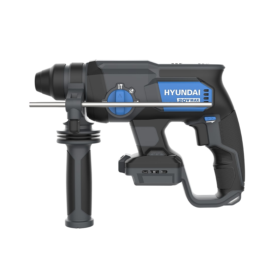 RH20X-20 | Hyundai | Ciocan rotopercutor brushless cu acumulator 20V Hyundai RH20X-20 - SOLO Ciocan rotopercutor brushless cu acumulator 20V Hyundai RH20X-20 - SOLO