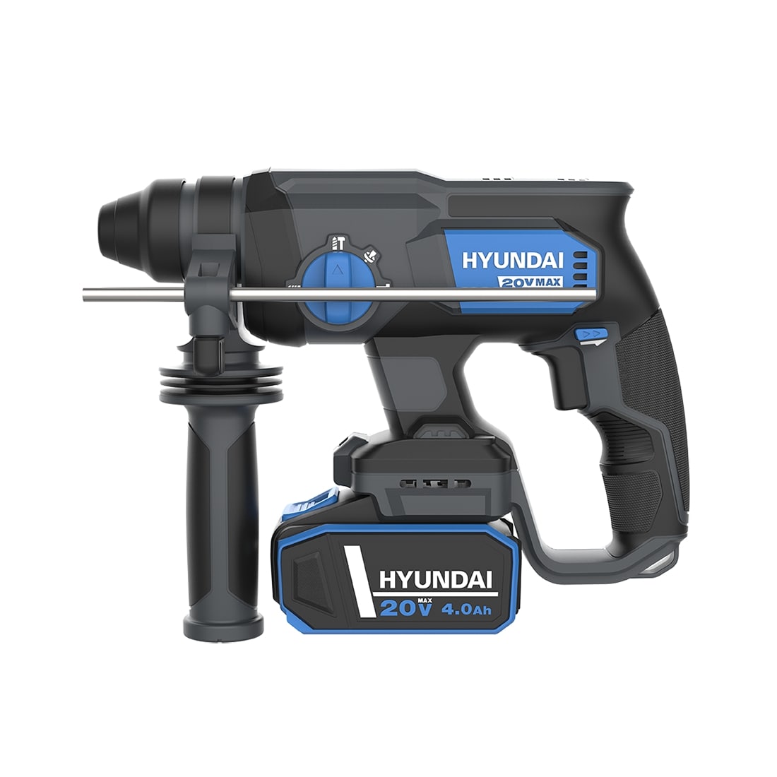 RH20X-20 | Hyundai | Ciocan rotopercutor brushless cu acumulator 20V Hyundai RH20X-20 - SOLO Ciocan rotopercutor brushless cu acumulator 20V Hyundai RH20X-20 - SOLO