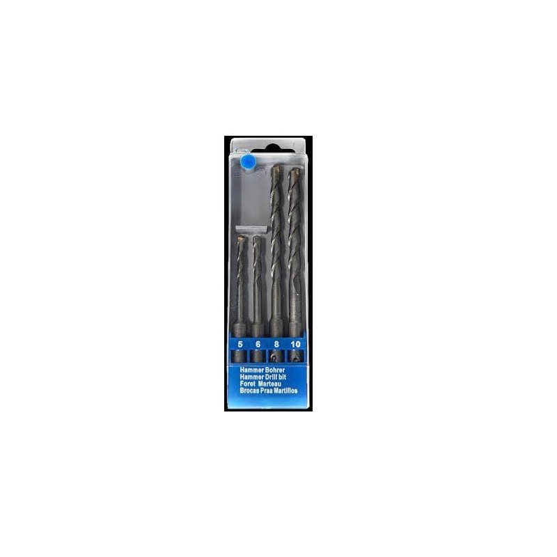 HY-26001004 | Hyundai | Set burghie SDS PLUS 5,6,8,10 HYUNDAI HY-26001004 Set burghie SDS PLUS 5,6,8,10 HYUNDAI HY-26001004
