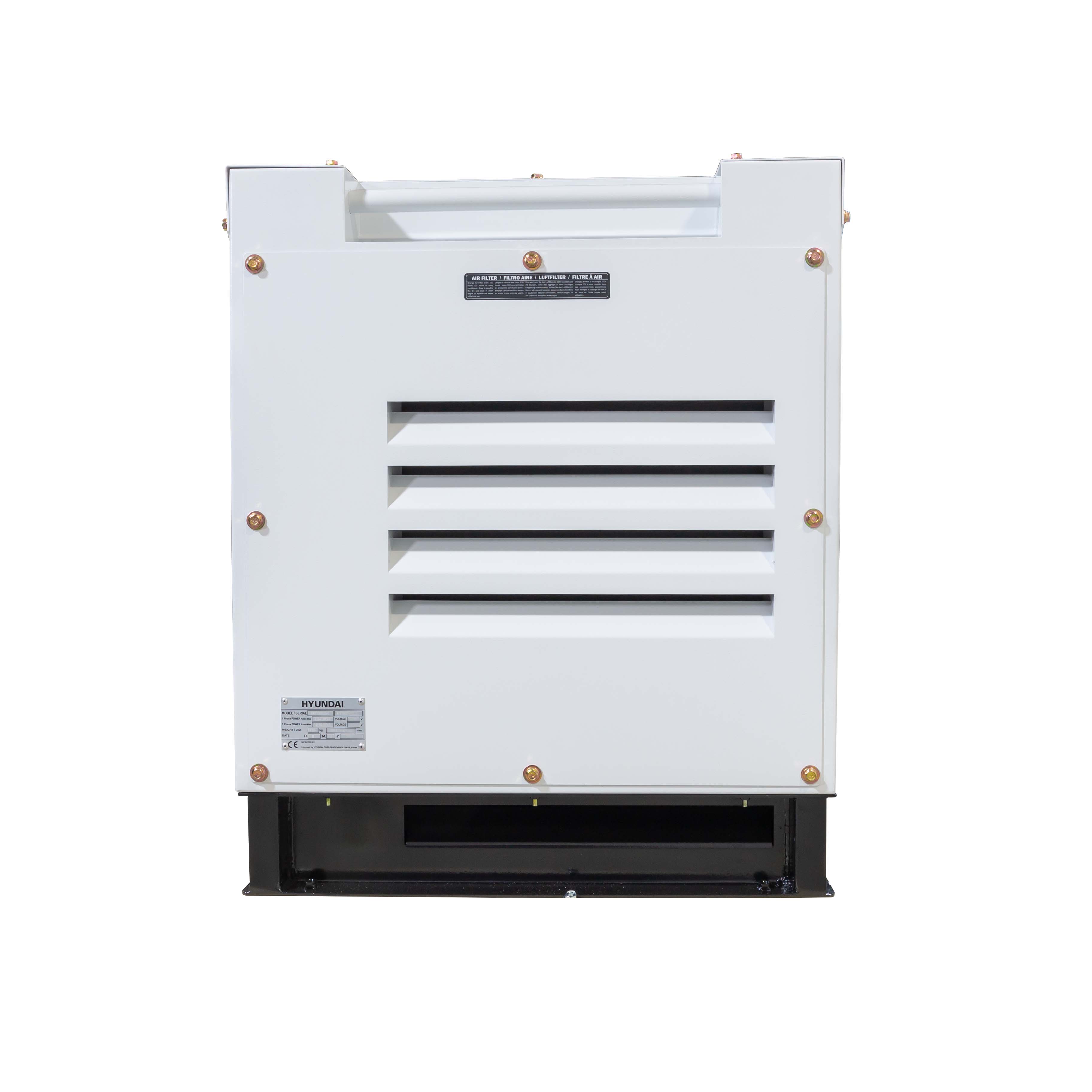 Generator de curent trifazat cu motor diesel Hyundai DHY10000SE-T, 7.6kw
