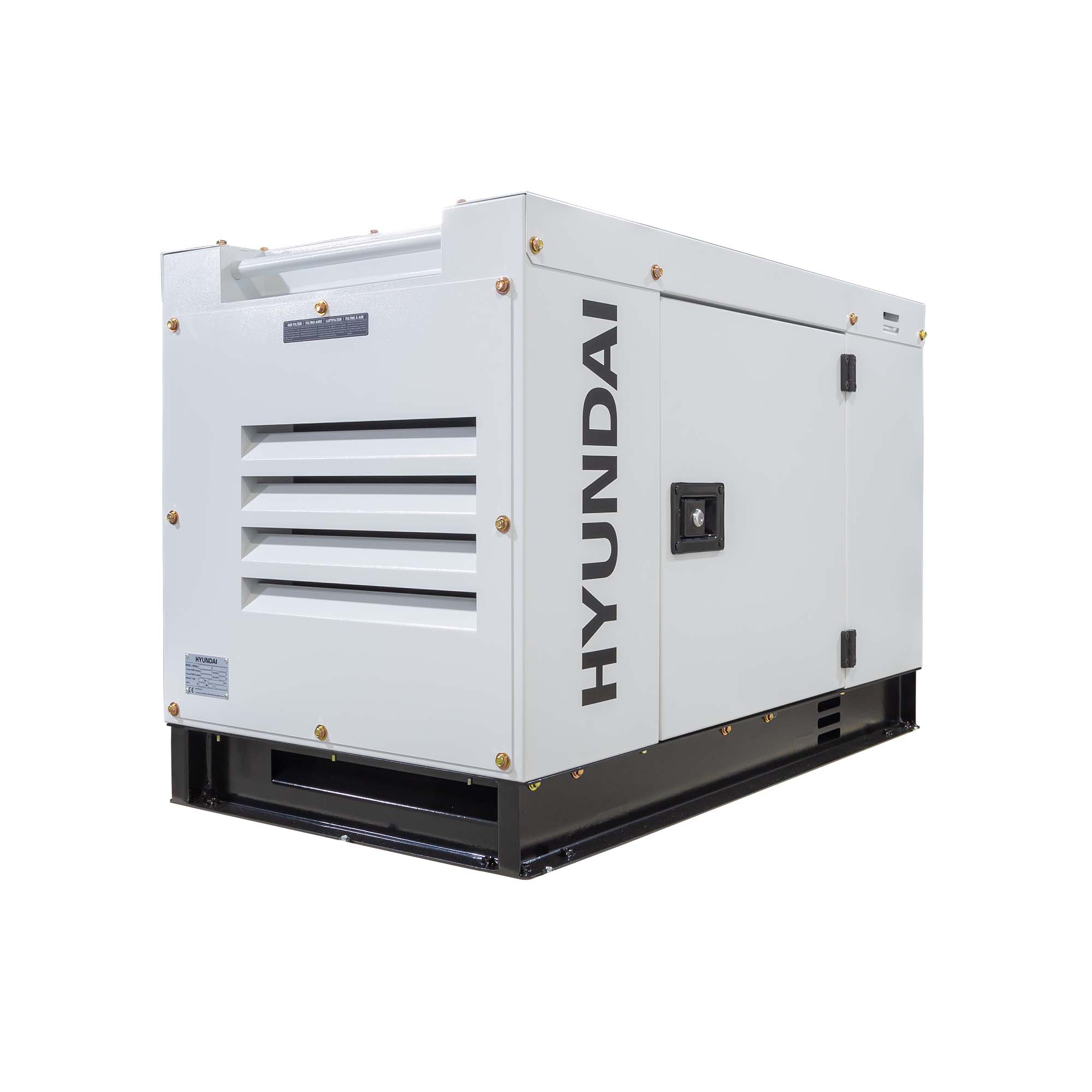 Generator de curent trifazat cu motor diesel Hyundai DHY10000SE-T, 7.6kw