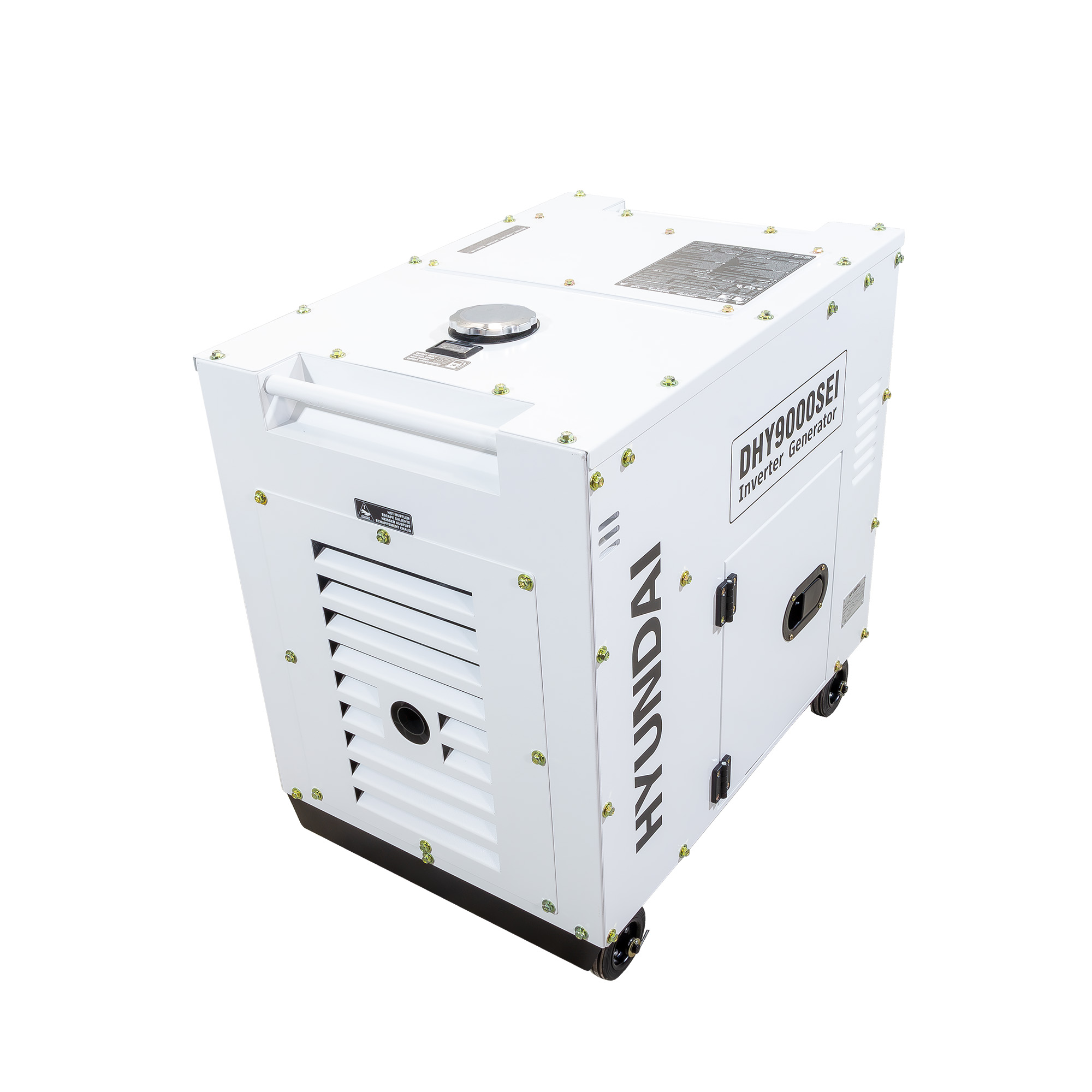Generator de curent inverter monofazat cu motor diesel Hyundai DHY-9000SEi, 6.5kw