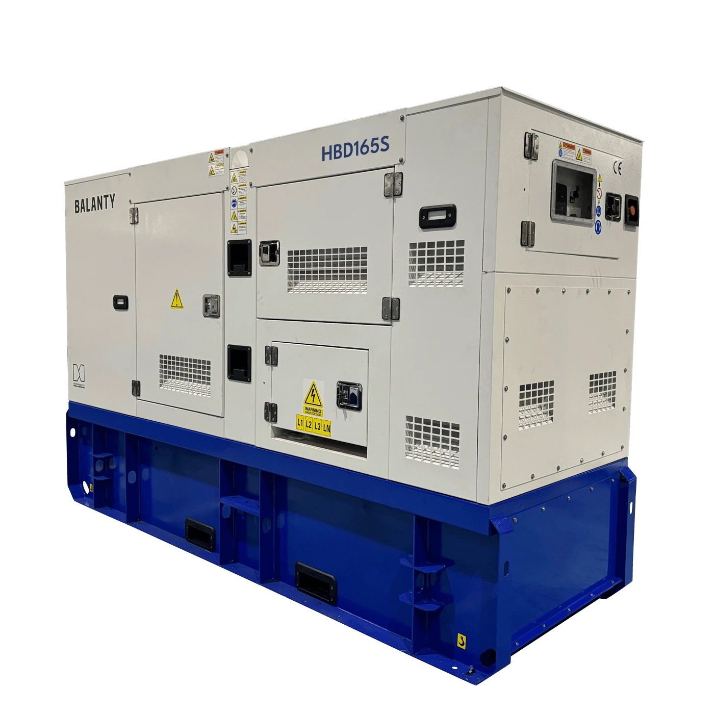 Generator de curent trifazat cu motor diesel Balanty by Hyundai HBD165S, 132 kW Generator de curent trifazat cu motor diesel Balanty by Hyundai HBD165S, 132 kW