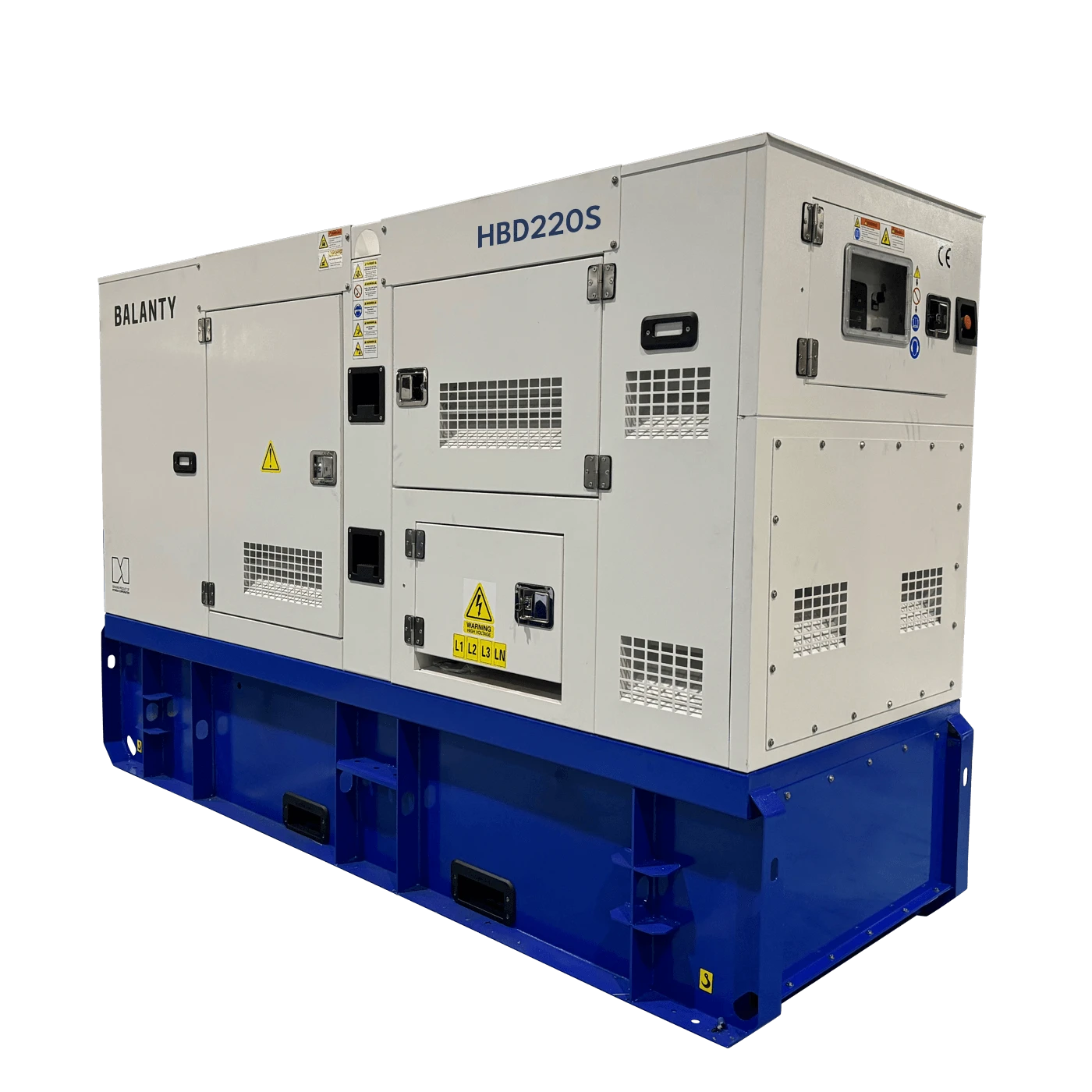 Generator de curent trifazat cu motor diesel Balanty by Hyundai HBD220S, 176 kW Generator de curent trifazat cu motor diesel Balanty by Hyundai HBD220S, 176 kW