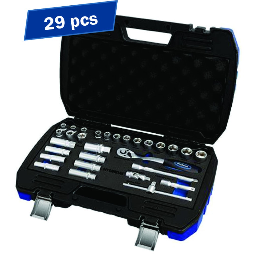 Hyundai HY-59652 – Set 29 chei tubulare 3/8 Hyundai HY-59652 Set 29 chei tubulare 3/8 Hyundai HY-59652 – Hyundai HY-59652