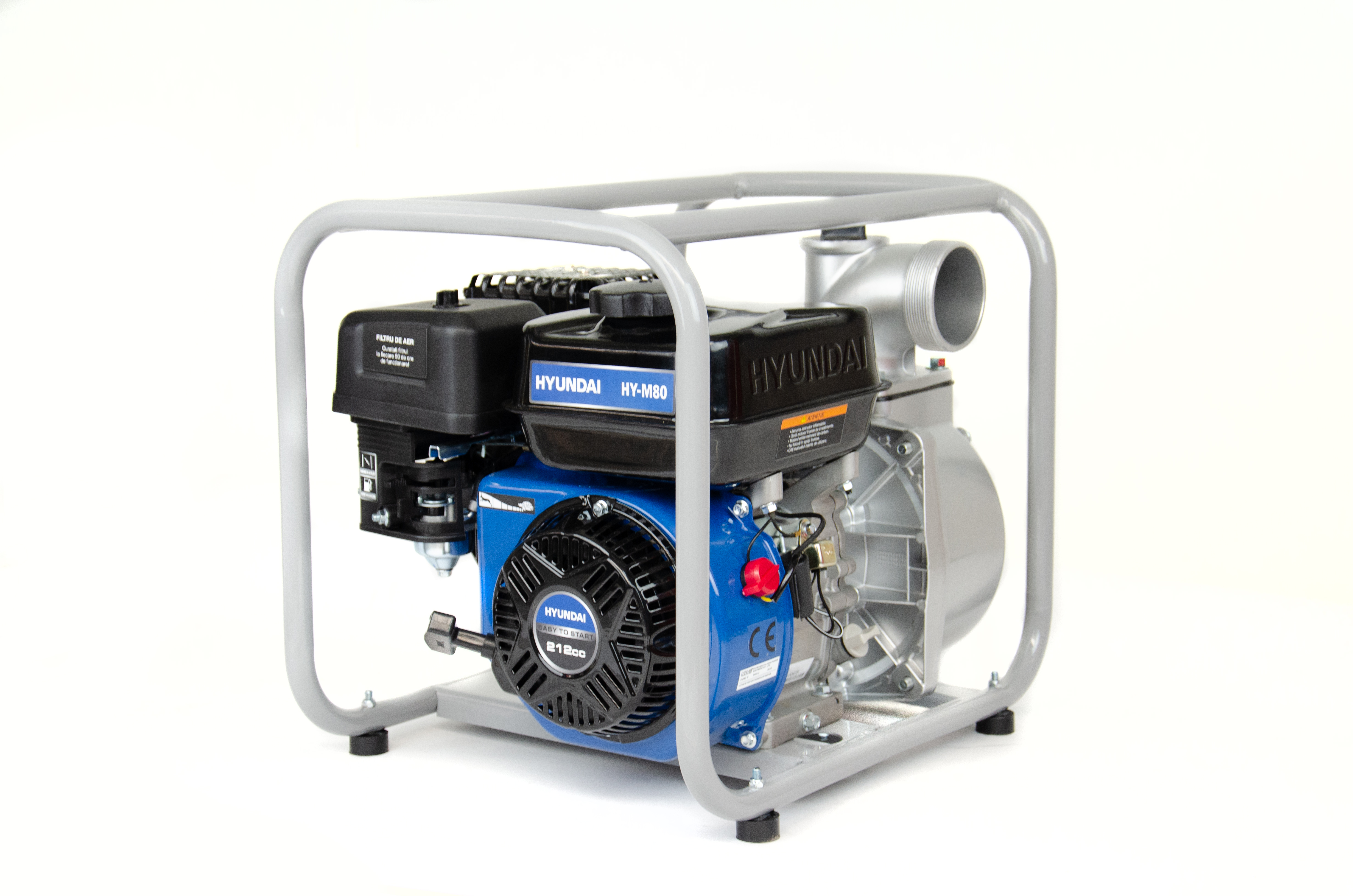 Hyundai HY-M80 - Motopompa pentru ape curate pe benzina puternica si durabila – Hyundai HY-M80
