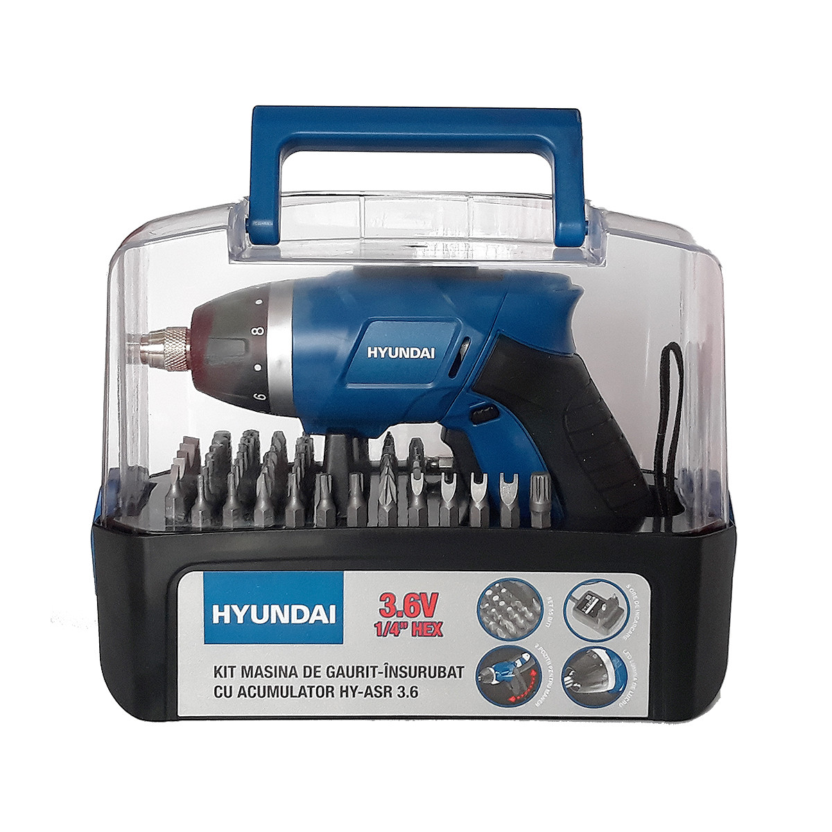 Hyundai HY-ASR 3.6 – Hyundai HY-ASR 3.6 - Masina de insurubat si gaurit cu acumulator 3.6V portabila si usoara Hyundai HY-ASR 3.6 - Masina de insurubat si gaurit cu acumulator 3.6V portabila si usoara – Hyundai HY-ASR 3.6