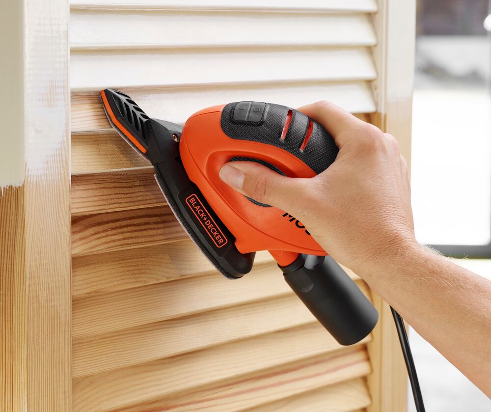 Slefuitor cu excentric talpa triunghiulara BEW230-QS Black Decker – Black& Decker BEW230-QS