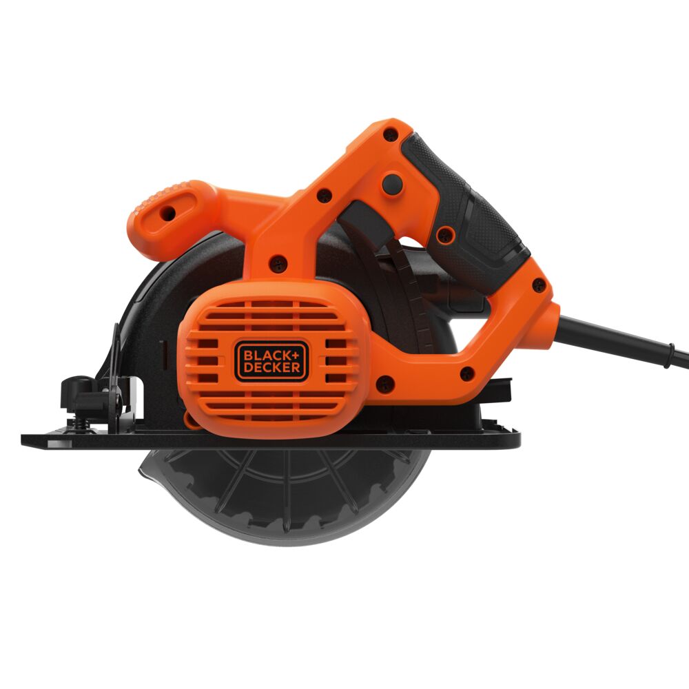 Fierastrau circular de mana Black Decker CS1200-QS, 1200w, adancime max. de taiere 55 mm, panza de 165 mm