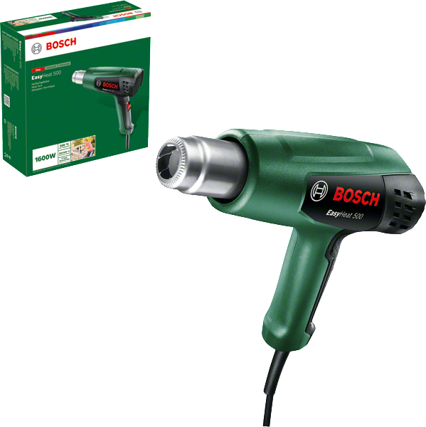 Suflanta cu aer cald Bosch EasyHeat 500, putere 1600 w, debit aer 240 - 450 l/min – Bosch 06032A6020