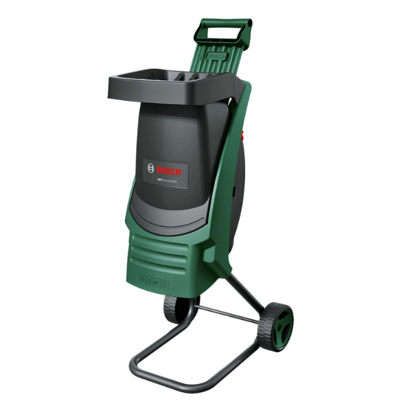 Tocator electric Bosch AXT Rapid 2000 pentru resturi vegetale, diametru maxim de tocare 40 mm, cos colector 40 l, 2000 w – Bosch 0600853501