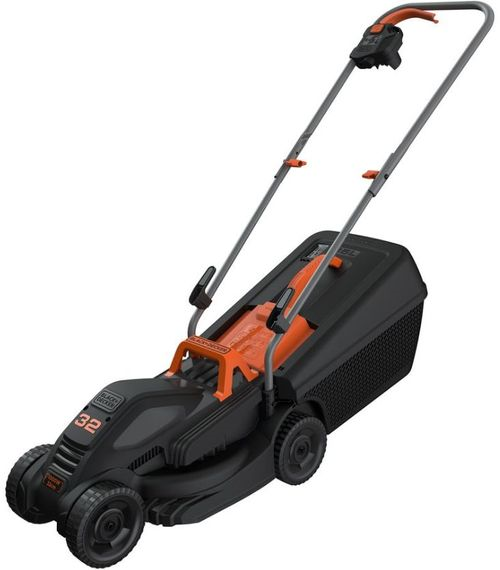 Masina de tuns gazonul cu motor electric Black Decker BEMW451-QS, 1200w, latime de taiere 32 cm, cos colector 35 litri – Black& Decker BEMW451-QS