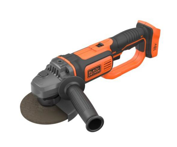 Polizor unghiular compatibil cu acumulator, 18V, 8600 rpm, 125 mm, Black Decker BCG720N-XJ - SOLO