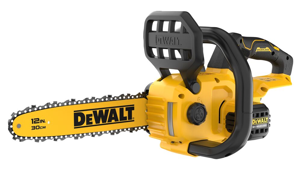 Fierastrau cu lant cu acumulator 18V DeWalt DCMCS565N-XJ, lungime lama 30 cm, motor fara perii, livrat fara acumulator si incarcator – DeWalt DCMCS565N-XJ