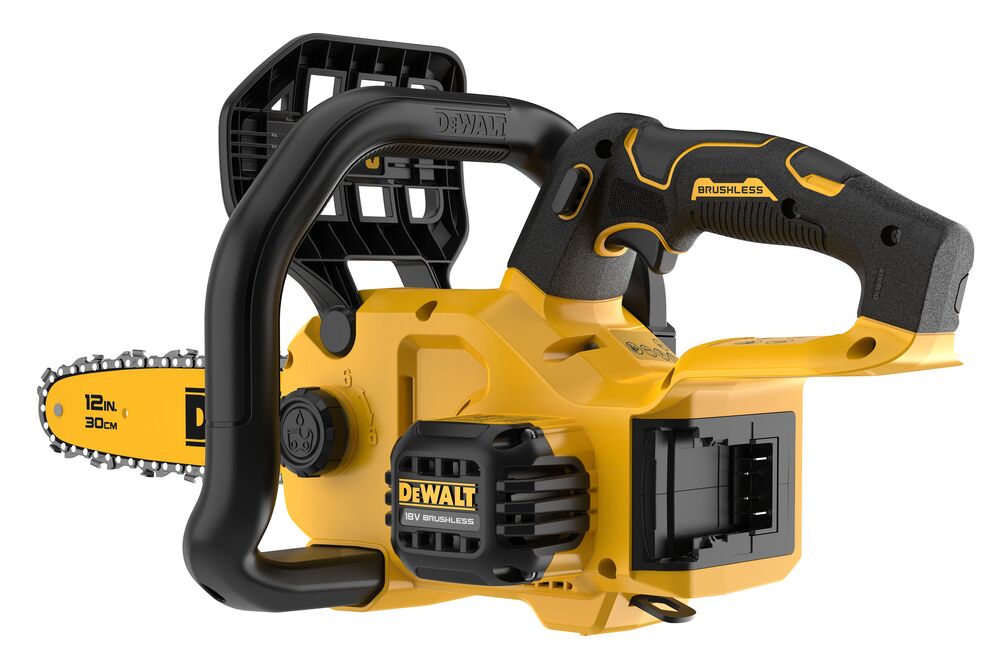 Fierastrau cu lant cu acumulator 18V DeWalt DCMCS565N-XJ, lungime lama 30 cm, motor fara perii, livrat fara acumulator si incarcator – DeWalt DCMCS565N-XJ