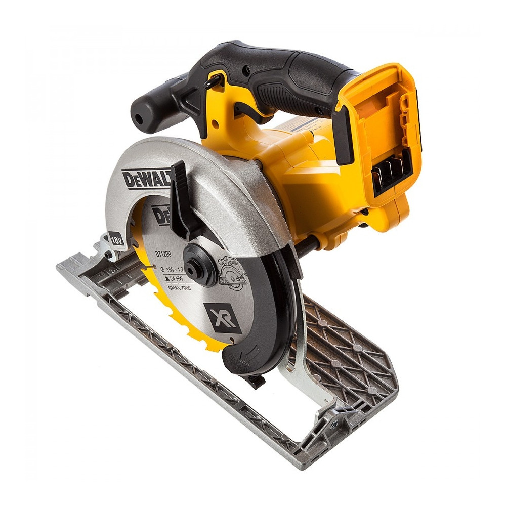 DeWalt DCS391N-XJ – Fierastrau circular profesional pe acumulator DeWALT DCS391N, 18 V XR, diametru disc 165 mm, compatibil cu acumulatori Li-Ion, disc carbura, cheie hexagonala, duza evacuare praf incluse, fara incarcator/acumulator Fierastrau circular profesional pe acumulator DeWALT DCS391N, 18 V XR, diametru disc 165 mm, compatibil cu acumulatori Li-Ion, disc carbura, cheie hexagonala, duza evacuare praf incluse, fara incarcator/acumulator – DeWalt DCS391N-XJ