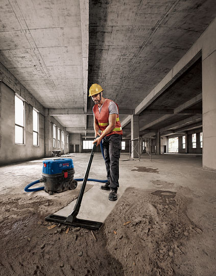 Aspirator universal umed uscat Bosch UniversalVac 15, 1000 W, 65 l/s debit aer, vid maxim 240 mbar, 15 l sac colector