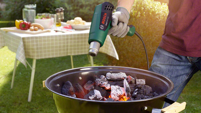 Suflanta cu aer cald Bosch EasyHeat 500, putere 1600 w, debit aer 240 - 450 l/min – Bosch 06032A6020