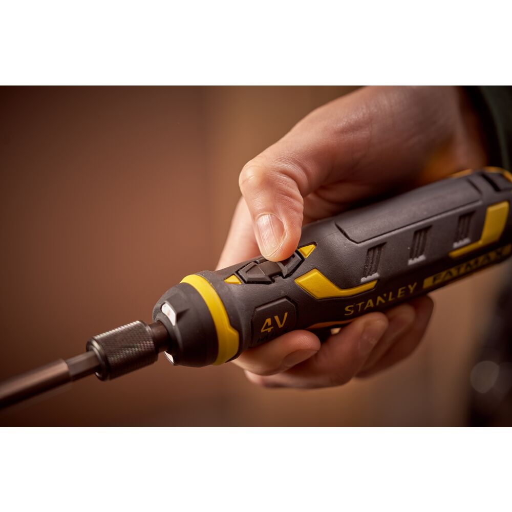 STANLEY FMHT66719-0 – Surubelnita electrica Stanley FatMax 4V FMHT66719-0, baterie reincarcabila de 1.5Ah si cablu USB pentru incarcare usoara, 0.9nm, accesorii Surubelnita electrica Stanley FatMax 4V FMHT66719-0, baterie reincarcabila de 1.5Ah si cablu USB pentru incarcare usoara, 0.9nm, accesorii – STANLEY FMHT66719-0