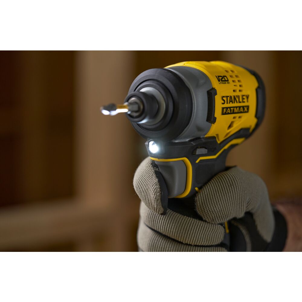 Masina de insurubat cu impact compatibila cu acumulatori Stanley Fatmax SFMCF810B-XJ V20, 18V - SOLO Masina de insurubat cu impact compatibila cu acumulatori Stanley Fatmax SFMCF810B-XJ V20, 18V - SOLO