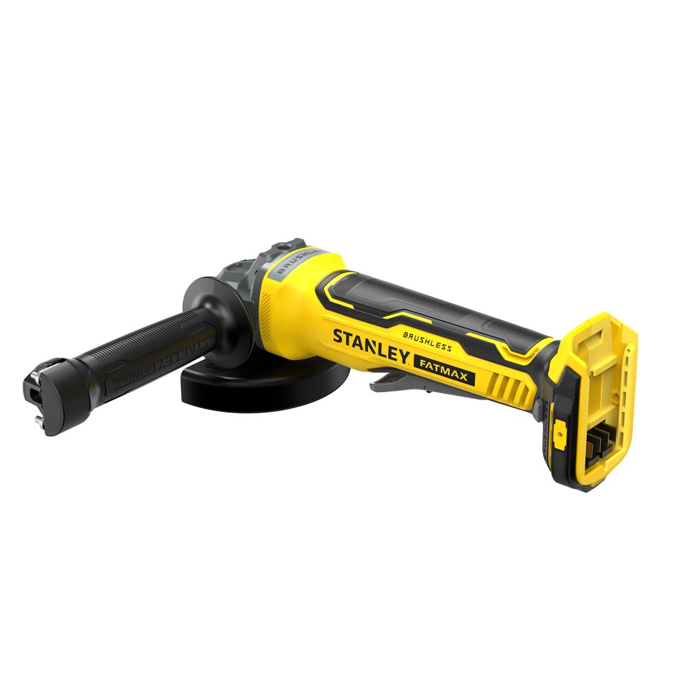 Polizor unghiular cu motor fara perii Stanley Fatmax SFMCG700B-XJ, 18 V, compatibil cu acumulator, 125mm - SOLO