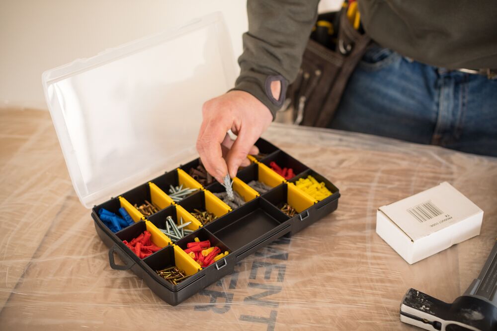 Organizator accesorii scule Stanley STST81680-1, 17 compartimente