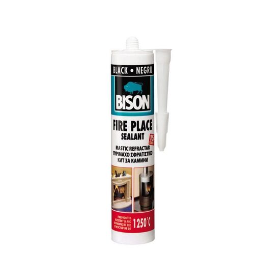 Mastic refractar rezistent la temperaturi ridicate, BISON Fire Place Sealant 1250°C, 530g – Bison FMR