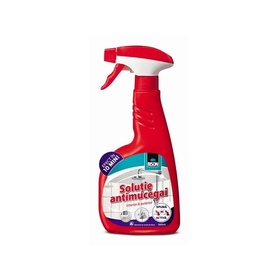Bison SA500 – Soluție antimucegai cu pulverizator BISON, 500ml, cu clor Soluție antimucegai cu pulverizator BISON, 500ml, cu clor – Bison SA500