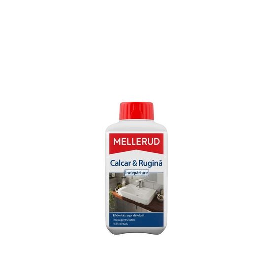 Soluție pentru curățarea depunerilor de calcar și rugină MELLERUD, 0,5L – MELLERUD 760015