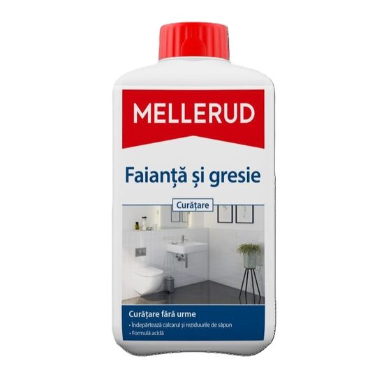 Soluție pentru curățarea Faianță și Gresie, MELLERUD, 1L – MELLERUD 760088
